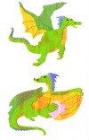 Opal Dragon (Opal) Stickers by Mrs. Grossman's