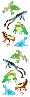 Tree Frogs (Opal) Stickers by Mrs. Grossman's