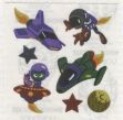 Outer Space Stickers by Sandylion Sticker Designs