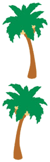 Palm Tree (Papier) Stickers by Mrs. Grossman's