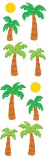 Palm Trees and Sun Stickers by Mrs. Grossman's