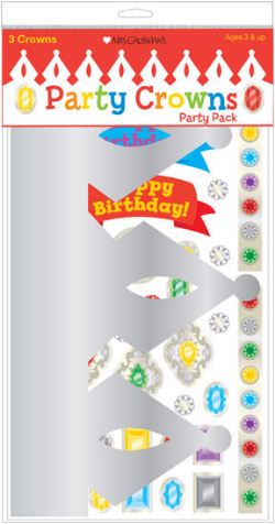 Party Crowns Party Pack Stickers by Mrs. Grossman's