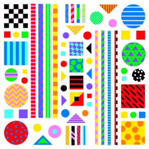 Pattern Geometrics Stickers by Mrs. Grossman's