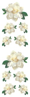 Gardenias Stickers by Mrs. Grossman's