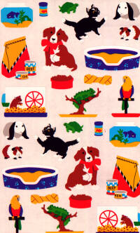 Pet Shop Stickers by Mrs. Grossman's