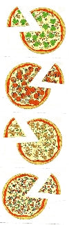 Pizza Pies Stickers by Mrs. Grossman's