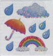 Raindrops Stickers by Sandylion Sticker Designs