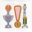 Trophy With #1 Medal Stickers by Sandylion Sticker Designs