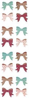 Polka Dot Bows Stickers by Mrs. Grossman's