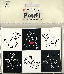 Dogs Life Pouf! (Pack of 20) Stickers by Mrs. Grossman's
