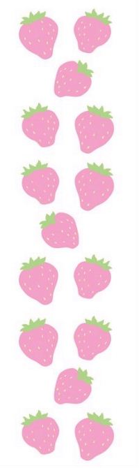 Rainbow Strawberries Stickers by Mrs. Grossman's