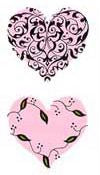 Filigree Hearts Stickers by Mrs. Grossman's