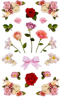 Rose Garden Stickers by Mrs. Grossman's