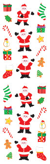 Santa and Things Stickers by Mrs. Grossman's