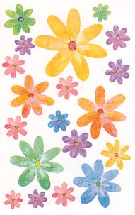 Flowers Stickers by Sandylion Sticker Designs