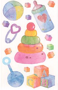 Baby Stickers by Sandylion Sticker Designs