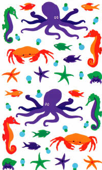 Sea Creatures Stickers by Mrs. Grossman's