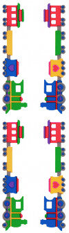 Small Train Stickers by Mrs. Grossman's