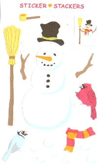 Snowman Stickers by Mrs. Grossman's