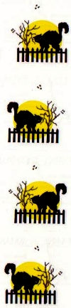 Scene One Halloween Cat Stickers by Mrs. Grossman's