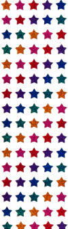 Micro Multi Stars (Spkl) Stickers by Mrs. Grossman's