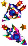 Rocket Ship (Spkl) Stickers by Mrs. Grossman's