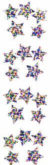Stars, Small (Spkl) Stickers by Mrs. Grossman's