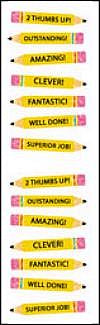 Pencils (Spkl) Stickers by Mrs. Grossman's