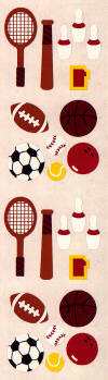 Sports Stickers by Mrs. Grossman's