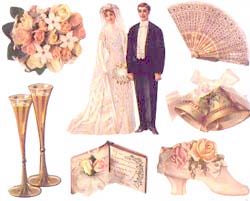 Candlelight Wedding Stickers by The Gifted Line