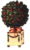 Holly Topiary Stickers by The Gifted Line
