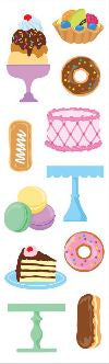 Sweet Treats Stickers by Mrs. Grossman's