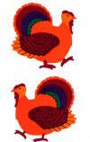 Turkey Stickers by Mrs. Grossman's
