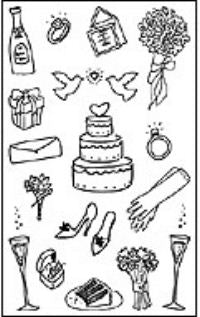 Wedding Stickers by Mrs. Grossman's