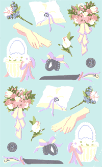 Wedding Accessories Stickers by Mrs. Grossman's