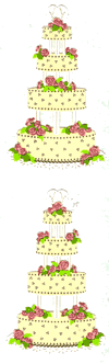 Wedding Cake I Stickers by Mrs. Grossman's