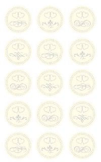 Wedding Seals (Refl) Stickers by Mrs. Grossman's