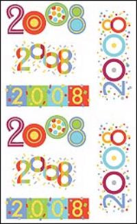Year 2008 (Refl) Stickers by Mrs. Grossman's