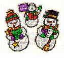 Snowman Family Stickers by Hambly Studios