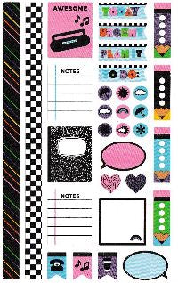 90s Throwback Planner Accents (Refl) Stickers by Mrs. Grossman's