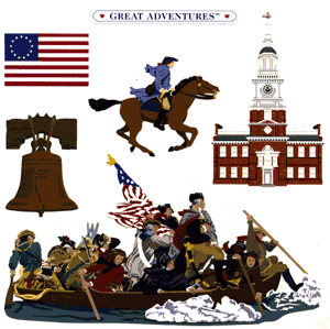 American Revolution Stickers by Mrs. Grossman's