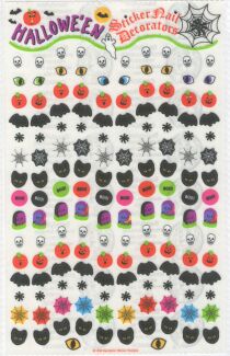 Halloween Nail Deco Stickers by Sandylion Sticker Designs