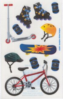 Outdoor Activities Stickers by Sandylion Sticker Designs