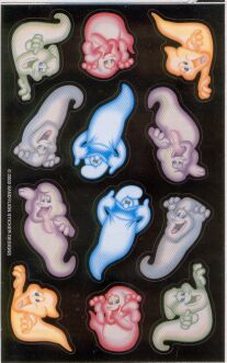 Ghosts Stickers by Sandylion Sticker Designs