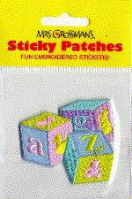 Baby Blocks (Patch) Stickers by Mrs. Grossman's