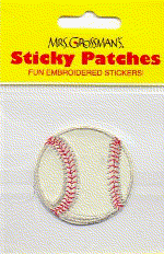 Baseball (Patch) Stickers by Mrs. Grossman's