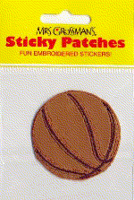 Basketball (Patch) Stickers by Mrs. Grossman's