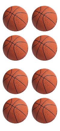 Basketballs Stickers by Paper House
