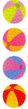 Beach Ball II Stickers by Mrs. Grossman's