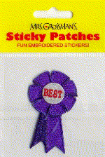 Best Ribbon (Patch) Stickers by Mrs. Grossman's